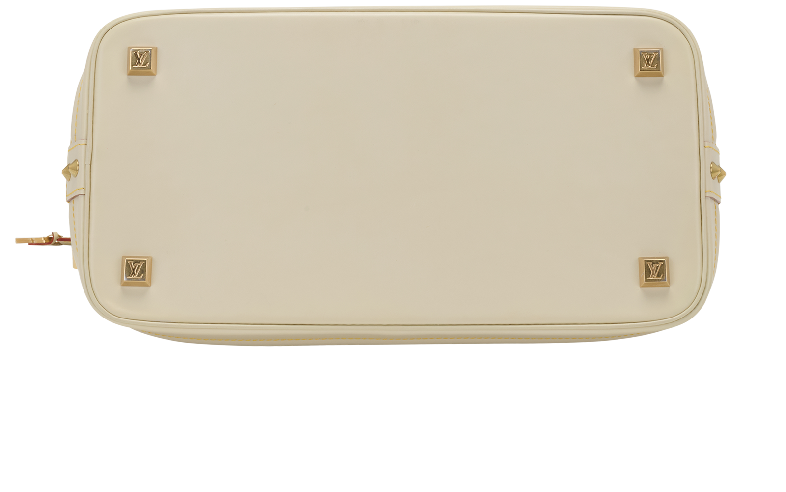 Lockit MM, &pound;595, Handbags, Cream, Leather, Top view